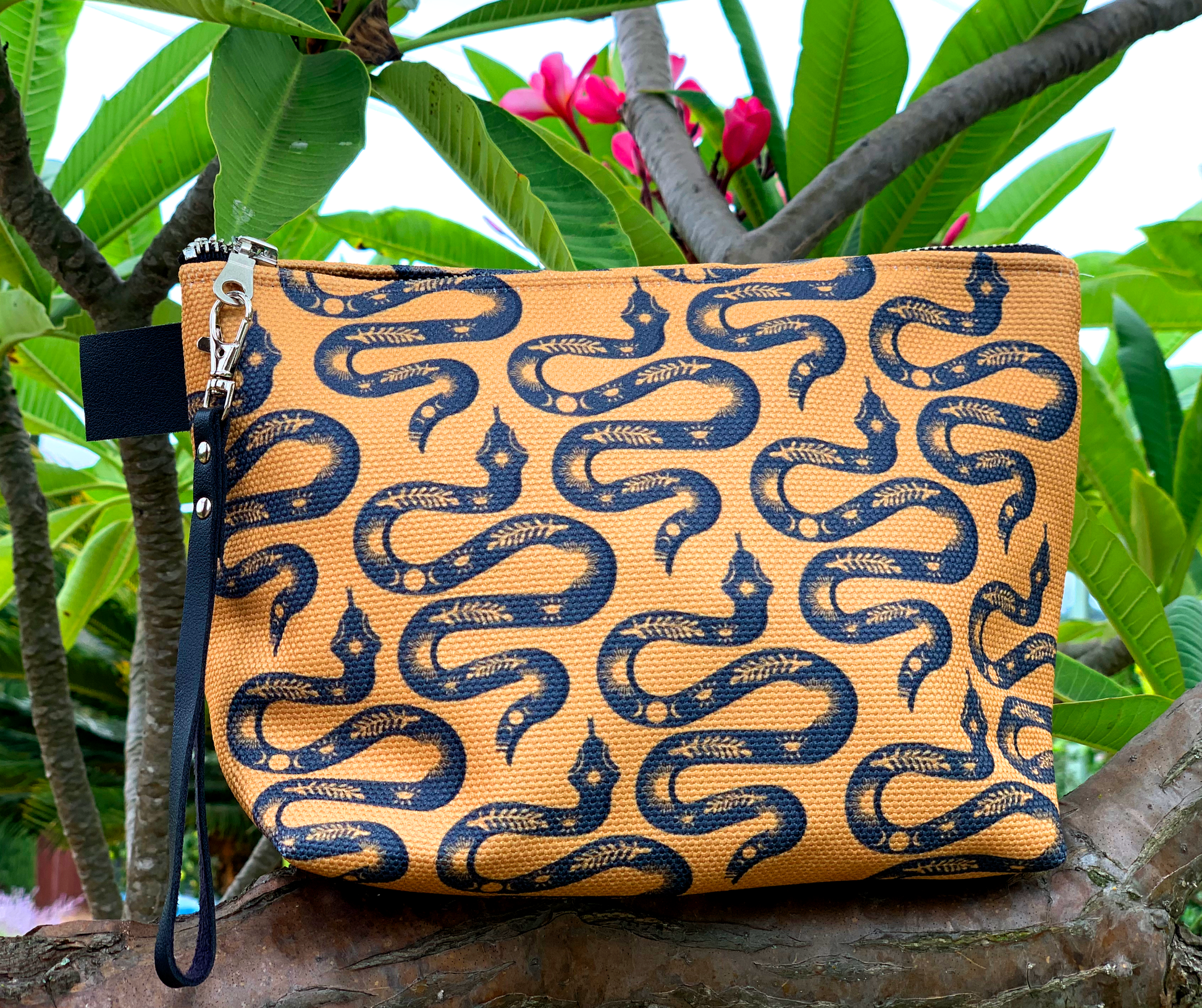 Desert Snake Accessory Pouch – SundustBliss Desert Snake Accessory Pouch – SundustBliss